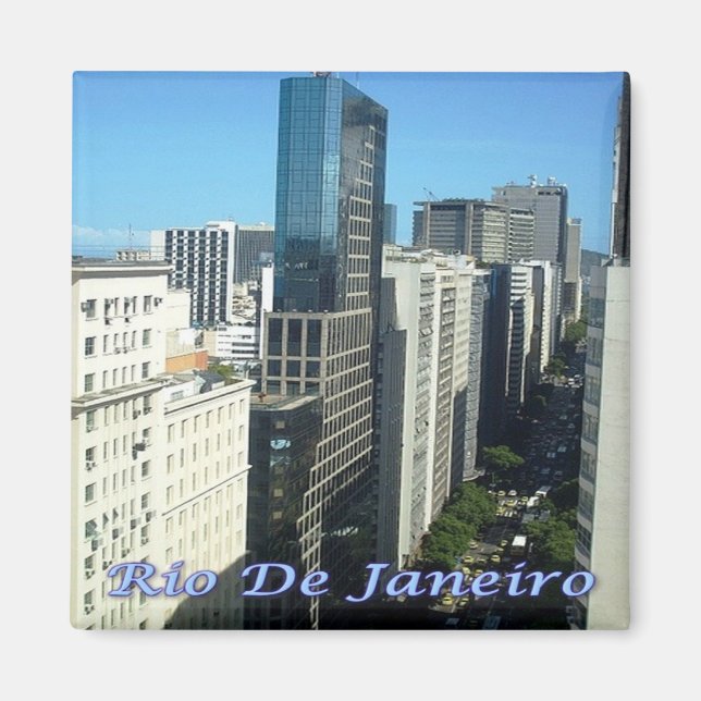 Íman zBR008 RIO DE JANEIRO, Brasil, Centro, Fridge (Frente)
