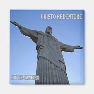 Íman zBR039 RIO DE JANEIRO, Cristo o Redeemer, Fridge