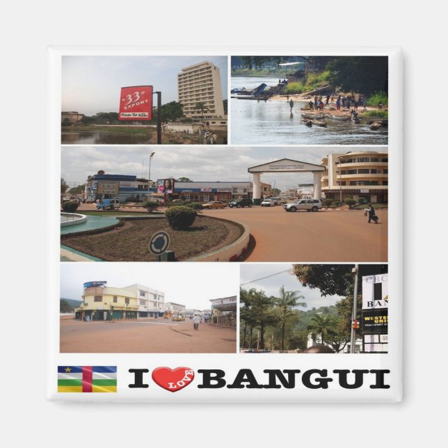 Íman zCF004 BANGUI, República Centro-Africana, Fridge (Frente)