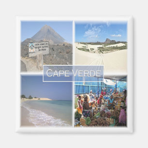 Íman zCV24 CAPE VERDE, Mosaico, África, frigorífico