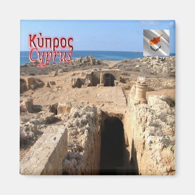 Íman zCY022 TOMBS OF THE KINGS - Cyprus - Fridge (Frente)