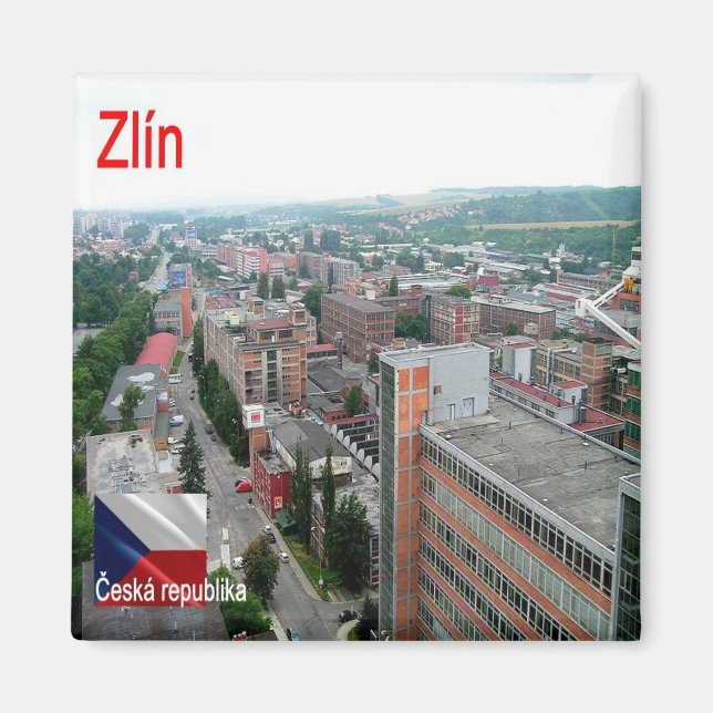 Íman zCZ008 ZLÍN República Checa, Fridge (Frente)