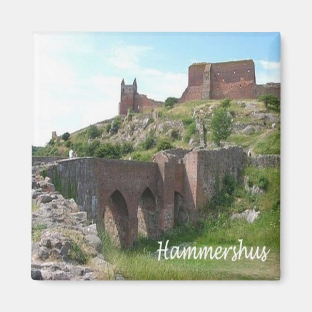 Íman zDK006 HAMMERHSHUS, Ilhas Frísias, frigorífico (Frente)