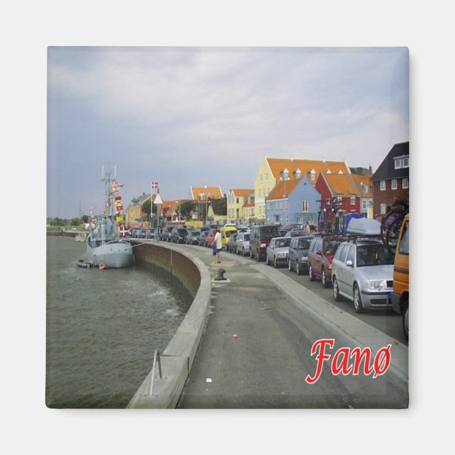 Íman zDK011 FANO seafront Ilhas Frísio - Dinamarca - (Frente)