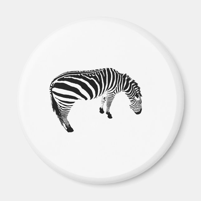 Íman zebra (Frente)