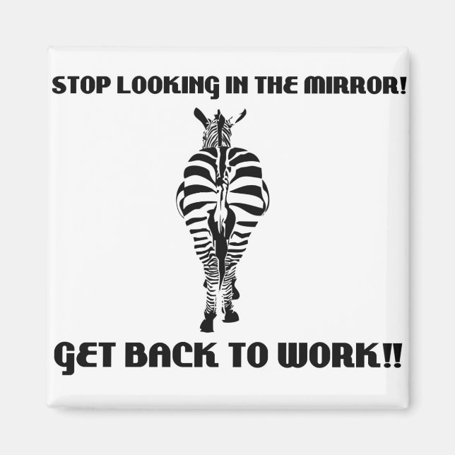 Íman zebra (Frente)
