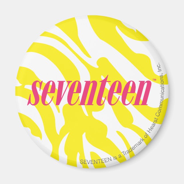 Íman Zebra Amarelo (Frente)