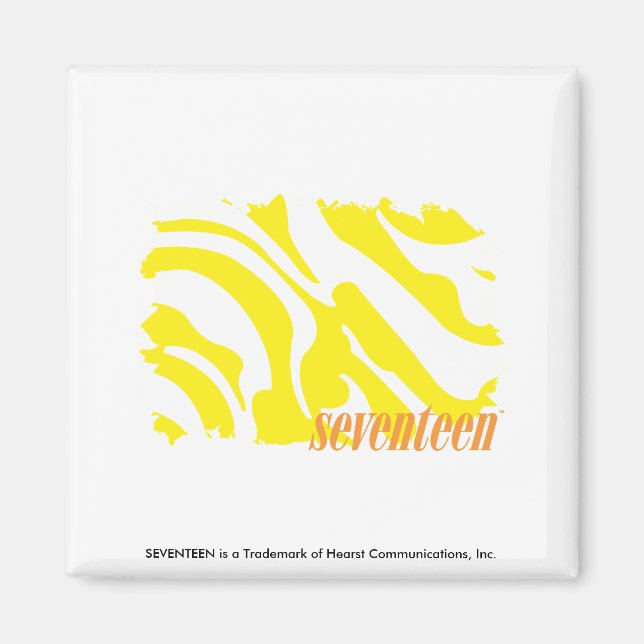 Íman Zebra Amarelo 2 (Frente)