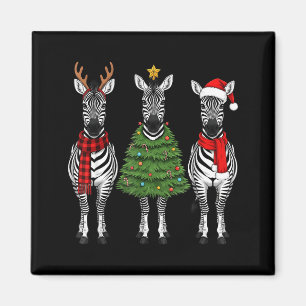 Íman Zebra Natalina Retro Papai Noel Rena Safari Animal