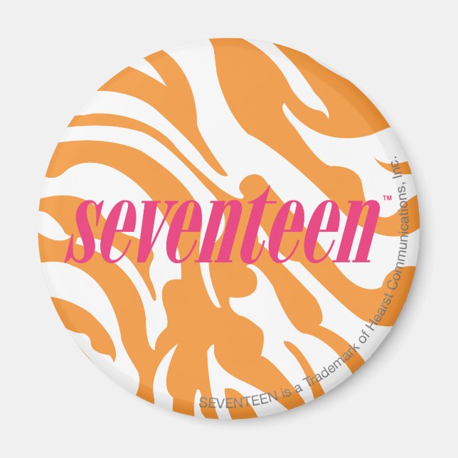 Íman Zebra Orange (Frente)