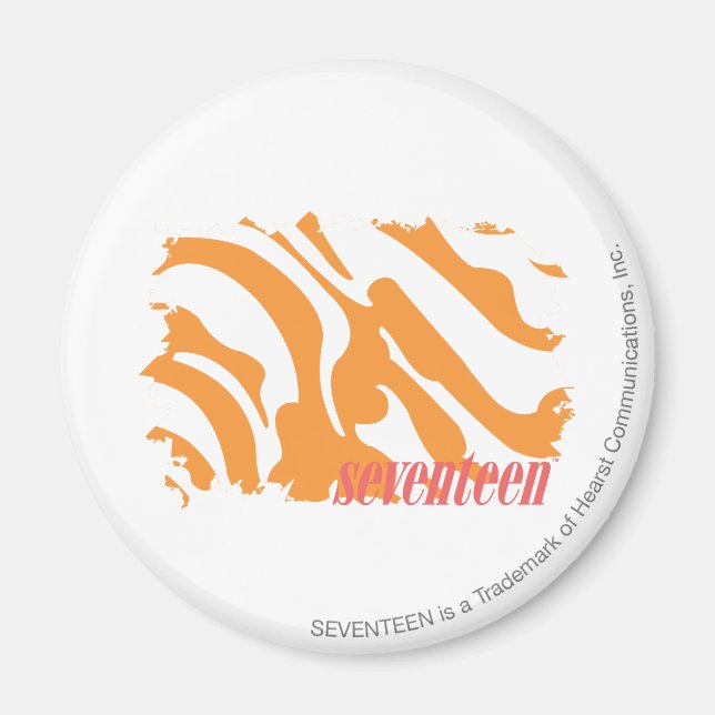 Íman Zebra Orange 4 (Frente)