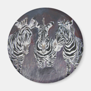 Íman zebra-pintura