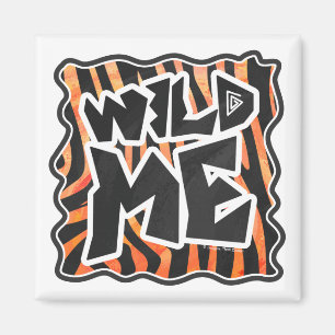 Íman Zebra Preta e Laranja