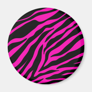 Íman zebra rosa