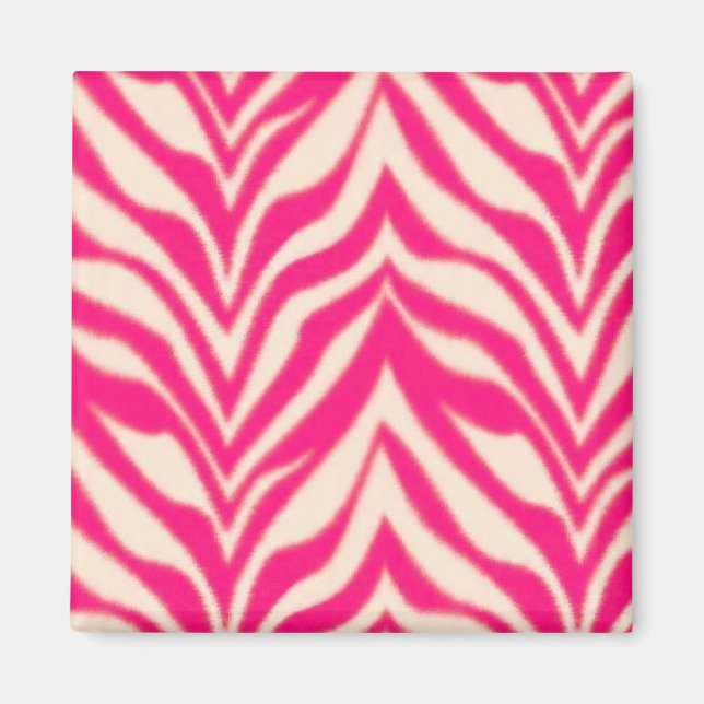 Íman Zebra Rosa (Frente)