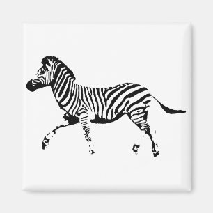 Íman Zebra Running