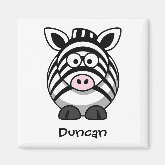 Íman Zebra selvagem (Frente)