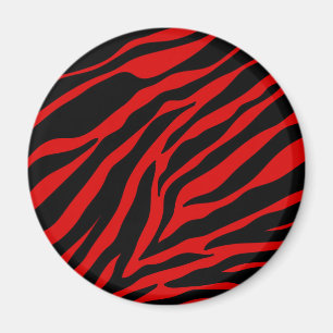 Íman zebra vermelha