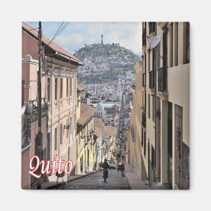 Íman zEC009 QUITO, Cidade Antiga, América, frigorífico