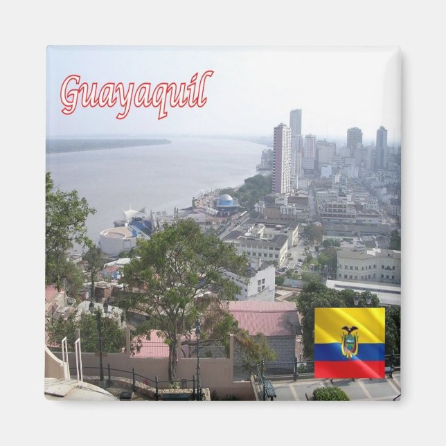 Íman zEC020 GUAYAQUIL, Equador, América, frigorífico (Frente)