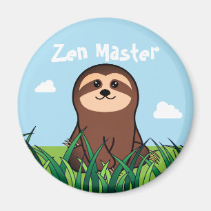 Íman "Zen Master" kawaii Sloth