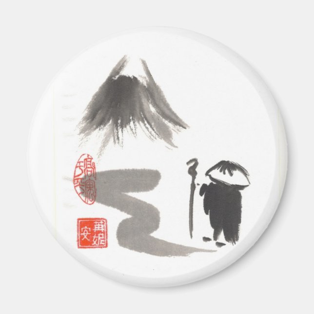 Íman Zen Pilgrim Magnet (Frente)
