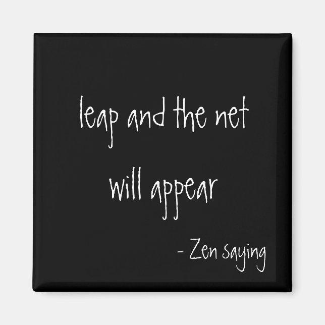 Íman Zen Say - Magnet (Frente)