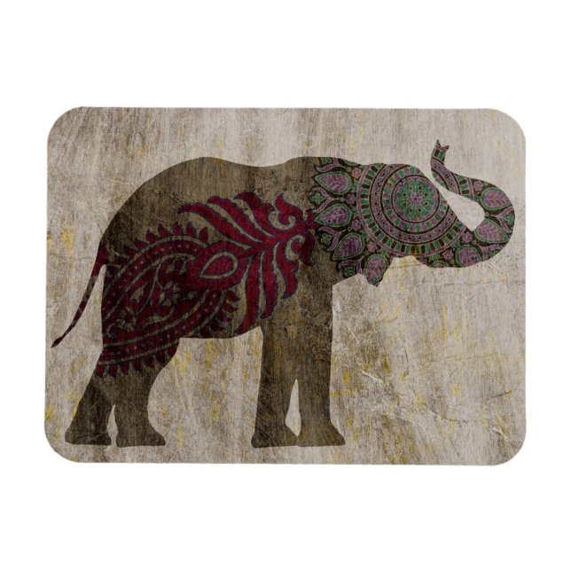 Íman Zen Tribal Elephant (Horizontal)