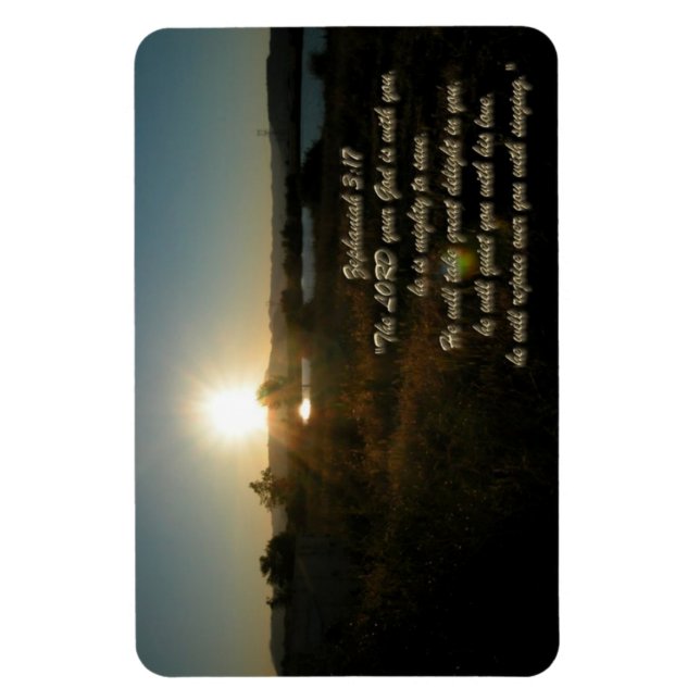Íman Zephaniah 3:17 Magnet (Vertical)