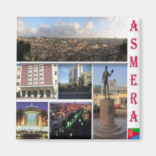 Íman zER003 ASMARA, Mosaico, Eritreia, África, geladeir