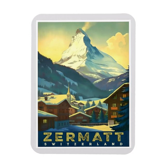 Íman Zermatt - Capturar o Matterhorn Majestoso (Vertical)