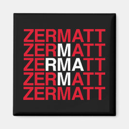 Íman ZERMATT Swiss Flag