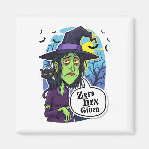 Íman Zero Hex Dando Engraçada Bruxa de Halloween Teto