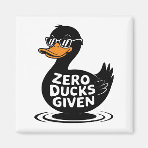Íman Zero Patos Dado - Design de Pato Engraçado e Legal