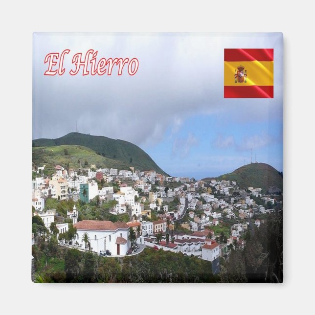 Íman zES137 EL HIERRO Valverde, Canárias, frigorífico (Frente)