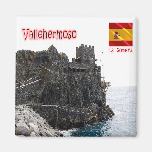 Íman zES151 LA GOMERA Vallehermoso, Castillo del Mar, (Frente)
