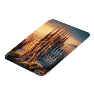 Íman zESa13 BARCELONA Basilica Sagrada Família, geladei