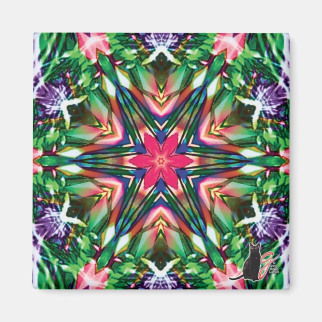 Íman Zesty Kaleidoscope Magnet (Frente)