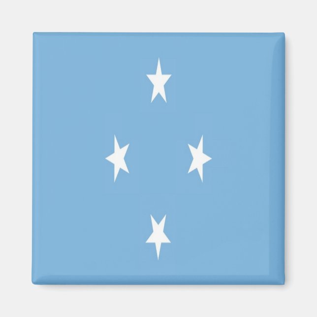 Íman zFM001 MICRONESIA FLAG, Oceânia, frigorífico (Frente)