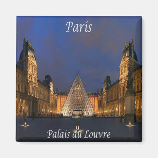 Íman zFR052 PARIS, Louvre Palace, França, Fridge