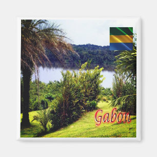 Íman zGA004 GABON, KANGO LAKE, África, frigorífico