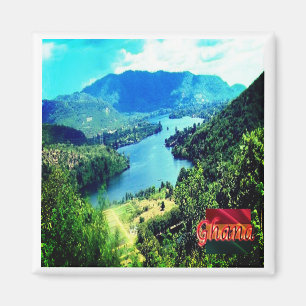 Íman zGH006 GHANA, Lago Volta, África, frigorífico