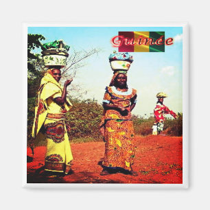 Íman zGN007 GUINÉ, Mulheres Fule, África, Geladeira