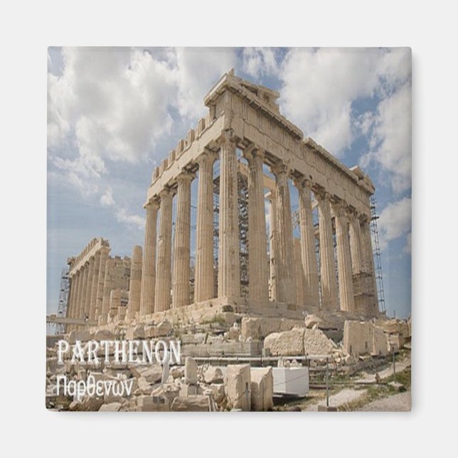 Íman zGR042 PARTHENON, Grécia, Fridge (Frente)