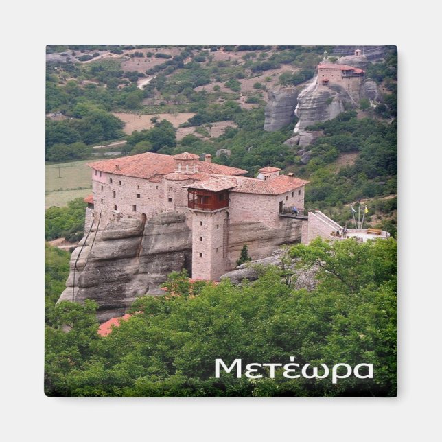 Íman zGR052 METEORA Grécia, Geladeira (Frente)