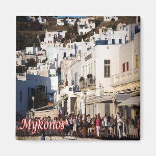 Íman zGR105 MYKONOS Panorama, Grécia, geladeira