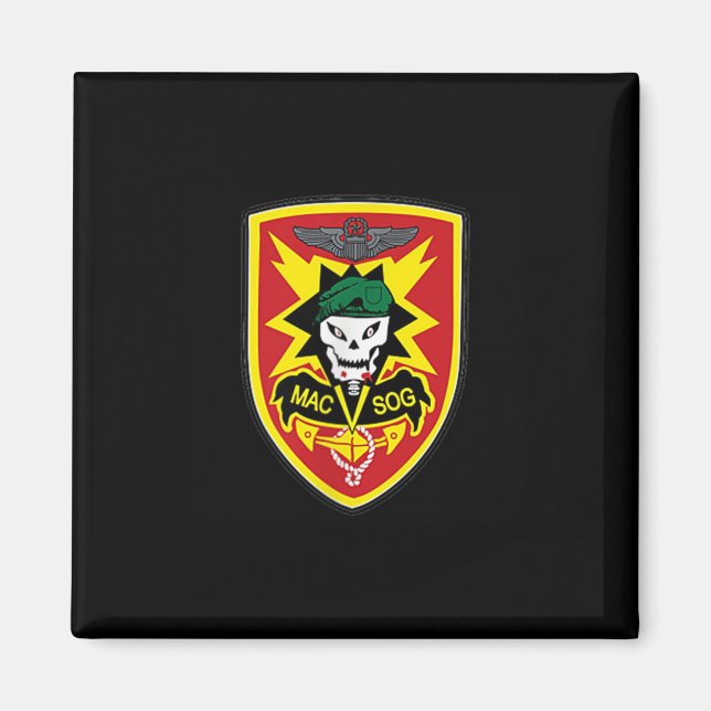 Íman Zgxblwjhbsy Creations Co Macv Sog Guerra do Vietnã (Frente)