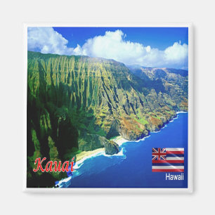 Íman zHI006 KAUAI, HAWAII, Vista aérea, Oceânia, frigor