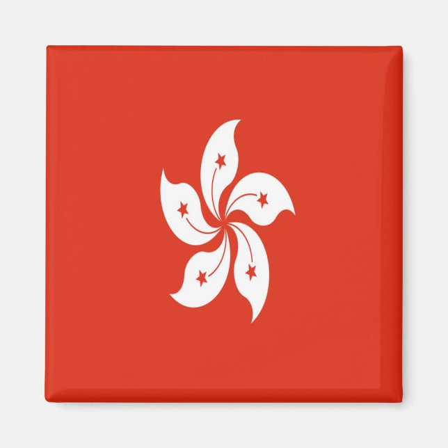 Íman zHK001 FLAG Hong Kong, frigorífico (Frente)