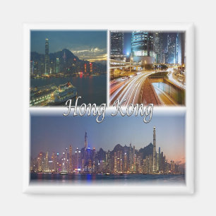 Íman zHK013 HONG KONG, Ásia, frigorífico